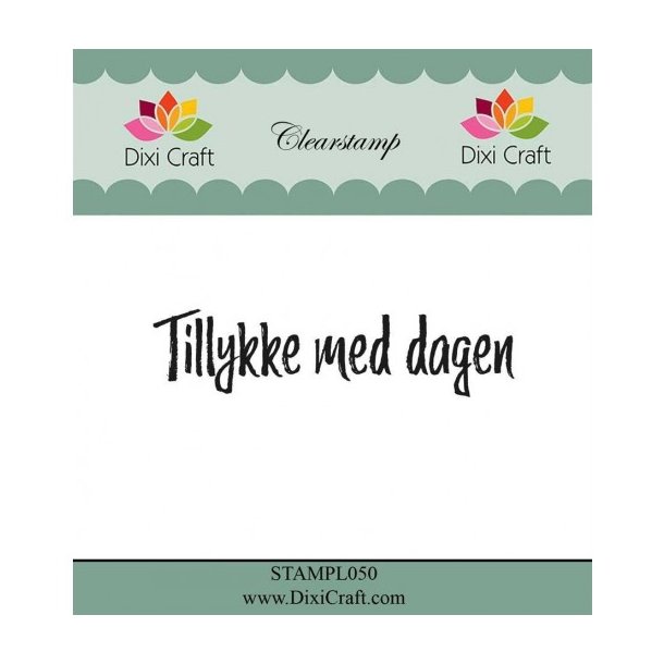 Acrylstempel Dixi "Dansk tekst" stampl050