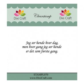 Acrylstempel Dixi 