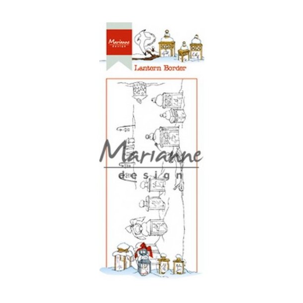 Acrylstempel MD Hetty&apos;s Lantern border HT1640 ST25