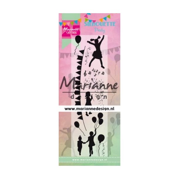 Acrylstempel MD "Silhouette Party" CS1038 ST17