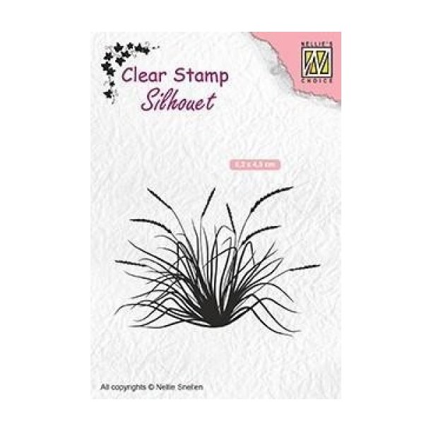 Acrylstempel NS "Blomstrende grs-2" Sil057 ST20