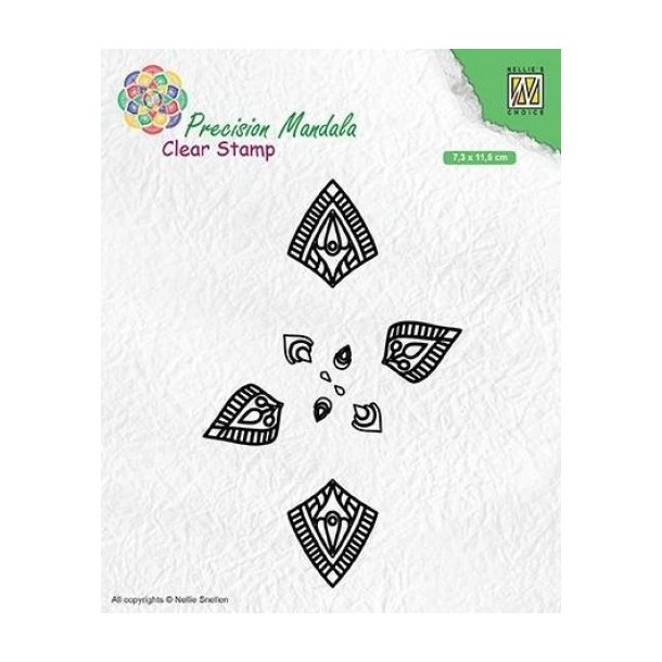 Acrylstempel NS "Precision Mandala-1" mancs001 ST11