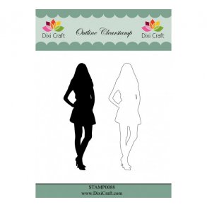 Acrylstempel (skygge) Pige 0088 ST 15