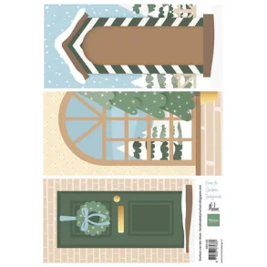 3d ark Marianne Design AK0100 Home for Christmas by Marleen M21