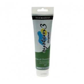 Akrylmaling System 3 150 ml. Oxide of Chromium Green 367