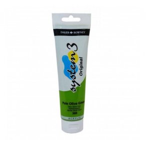 Akrylmaling System 3 150 ml. Pale Olive Green 368