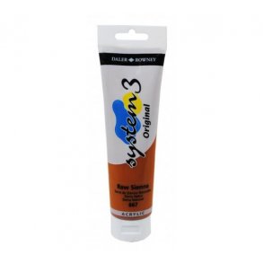 Akrylmaling System 3 150 ml. Raw Sienna 667