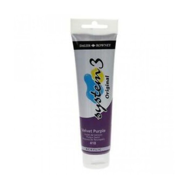 Akrylmaling system 3 150 ml. Velvet purple 433