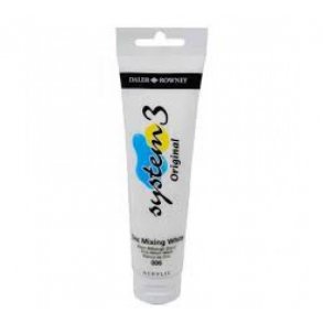 Akrylmaling System 3 150 ml. Zinc Mixing White 006