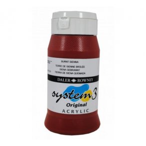 Akrylmaling System 3 500 ml. Burnt Sienna