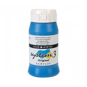 Akrylmaling System 3 500 ml. Coeruleum Blue (Hue)