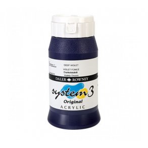 Akrylmaling System 3 500 ml. Deep Violet
