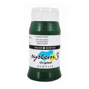 Akrylmaling System 3 500 ml. Hooker's Green