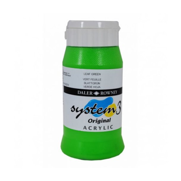 Akrylmaling System 3 500 ml. Leaf Green