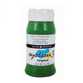 Akrylmaling System 3 500 ml. Oxide of Chromium Green