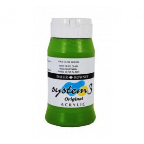 Akrylmaling System 3 500 ml. Pale Olive Green
