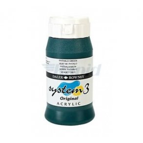 Akrylmaling System 3 500 ml. Phthalo Green