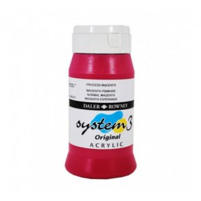 Akrylmaling System 3 500 ml. Process Magenta