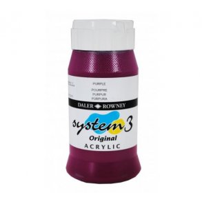Akrylmaling System 3 500 ml. Purple
