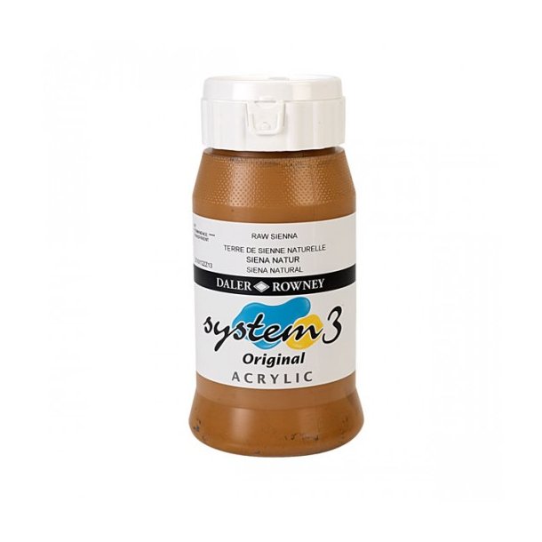 Akrylmaling System 3 500 ml. Raw Sienna