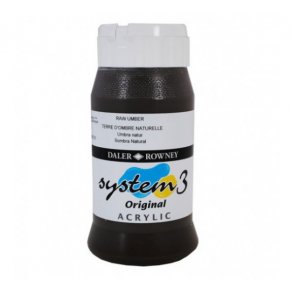 Akrylmaling System 3 500 ml. Raw Umber