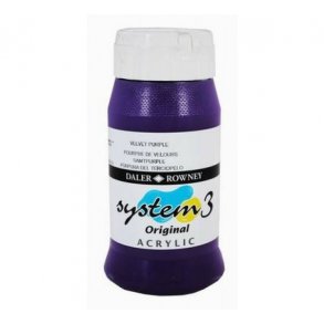 Akrylmaling System 3 500 ml. Velvet Purple