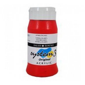 Akrylmaling System 3 500 ml. Vermilion (Hue)