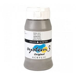 Akrylmaling System 3 500 ml. Warm Grey