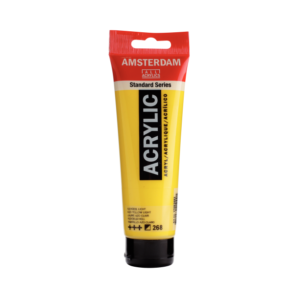 Amsterdam Akrylmaling 120 ML. "Azo Yellow Light 268"