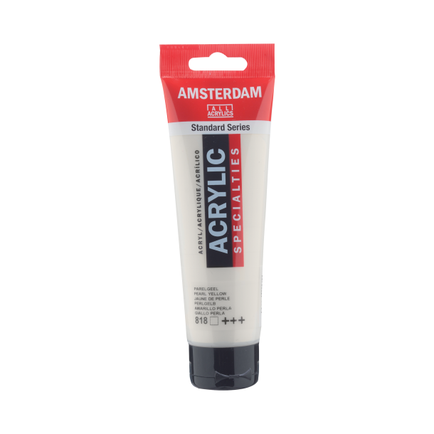 Amsterdam Akrylmaling 120 ML. "Pearl Yellow 818"