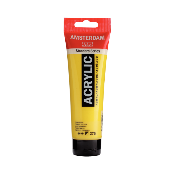 Amsterdam Akrylmaling 120 ML. "Primary Yellow 275"