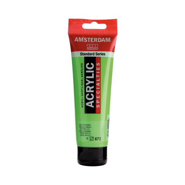 Amsterdam Akrylmaling 120 ML. "Reflex Green 672"