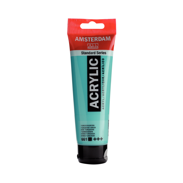 Amsterdam Akrylmaling 120ml "Turquoise Green 661"