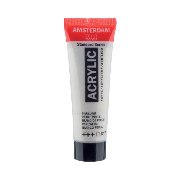 Amsterdam Akrylmaling 20 ML. "Pearl White 817"