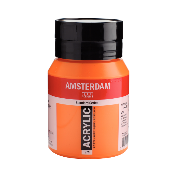 Amsterdam Akrylmaling 500 ML. "Azo orange 276"