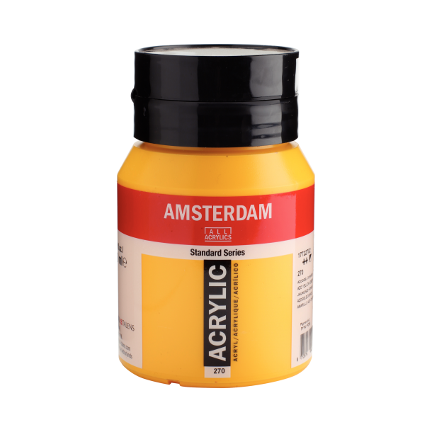 Amsterdam Akrylmaling 500 ML. "Azo yellow deep 270"