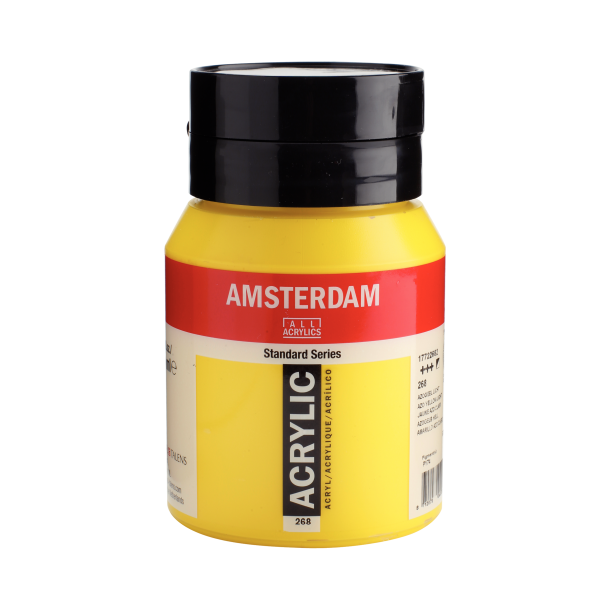 Amsterdam Akrylmaling 500 ML. "Azo yellow light 268"