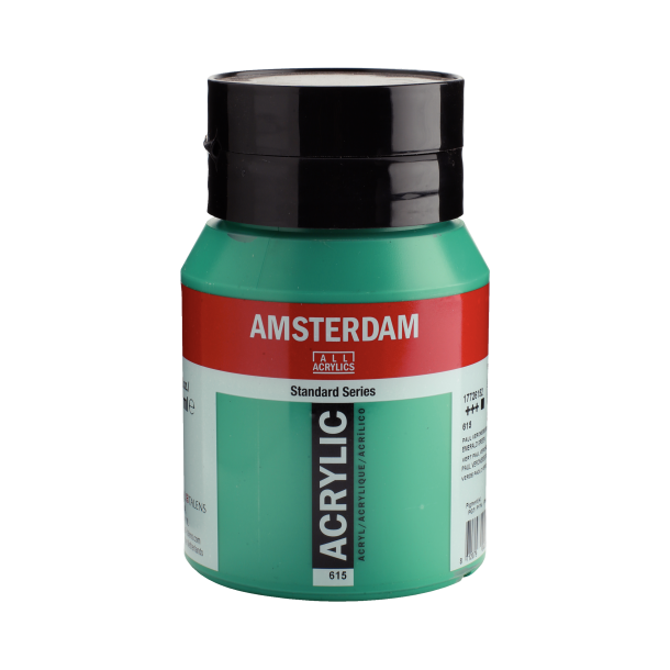 Amsterdam Akrylmaling 500 ML "Emerald green 615"