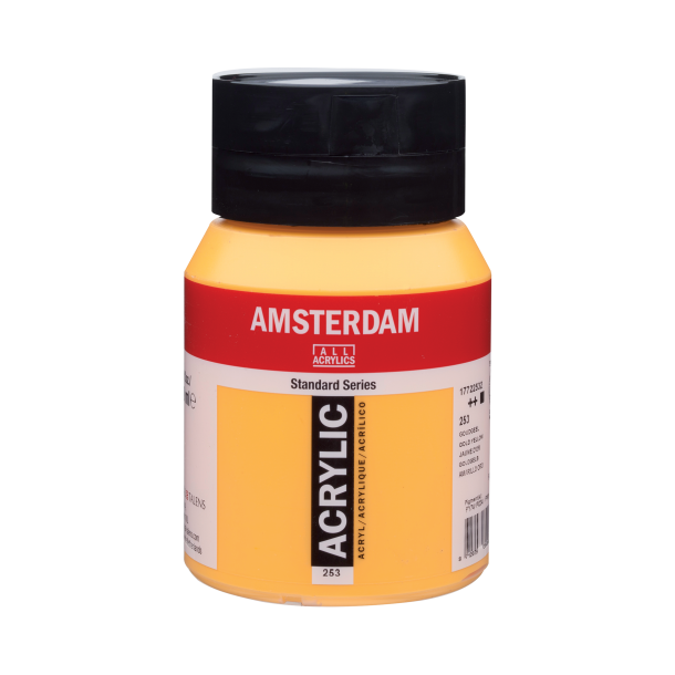 Amsterdam Akrylmaling 500 ML. "Gold yellow 253"