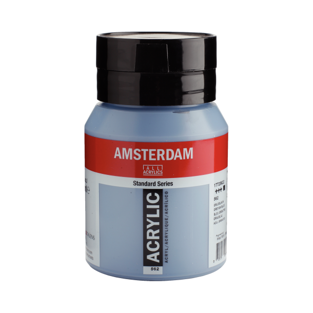 Amsterdam Akrylmaling 500 ML. "Grey blue 562"