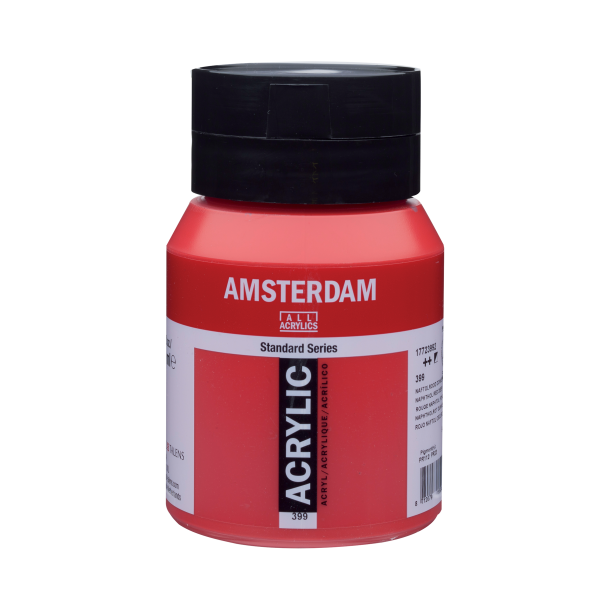 Amsterdam Akrylmaling 500 ML. "Naphthol red deep 399"