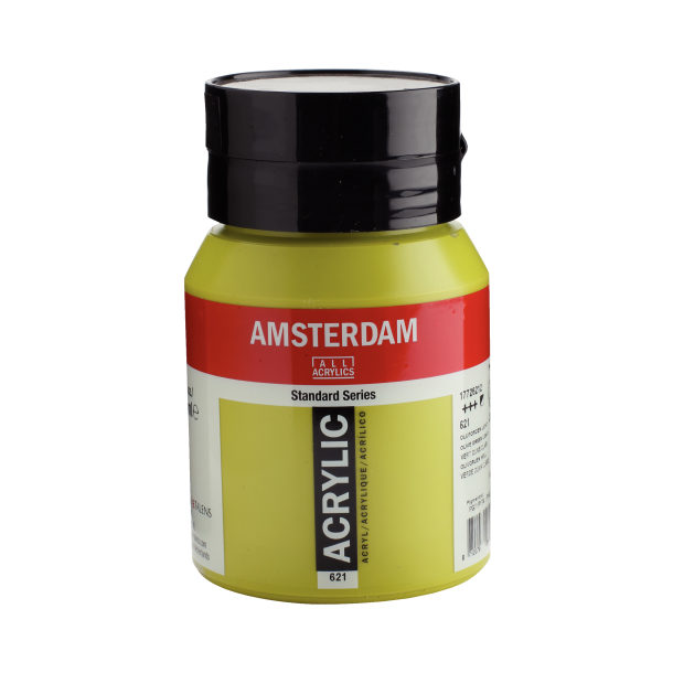 Amsterdam Akrylmaling 500 ML. "Olive green light 621"