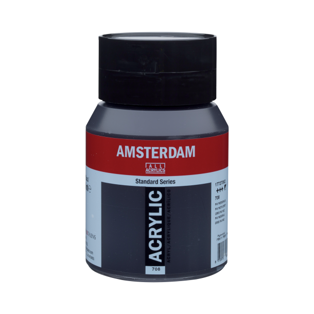 Amsterdam Akrylmaling 500 ML. "Payne&apos;s grey 708"