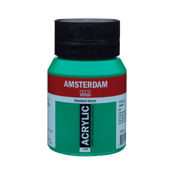 Amsterdam Akrylmaling 500 ML. "Perm.green deep 619"