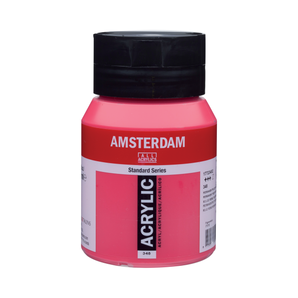 Amsterdam Akrylmaling 500 ML. "Permanent red purple 348"