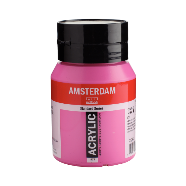 Amsterdam Akrylmaling 500 ML. "Permanent red violet light 577"