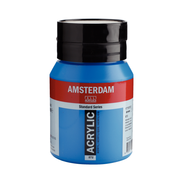 Amsterdam Akrylmaling 500 ML. "Primary cyan 572"