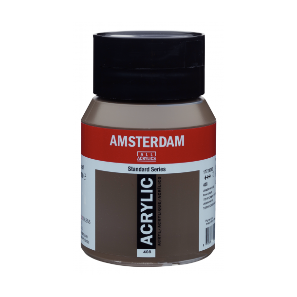 Amsterdam Akrylmaling 500 ML. "Raw Umber 408"