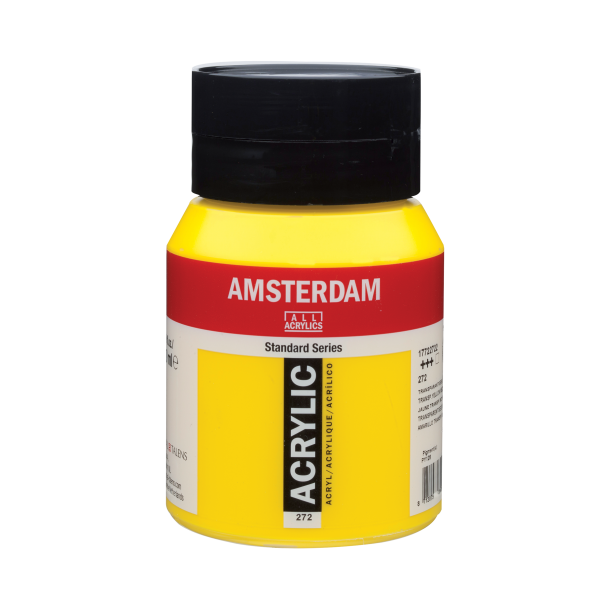 Amsterdam Akrylmaling 500 ML. "Transp. yellow medium 272"