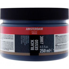 Amsterdam Black Gesso 250 ML.